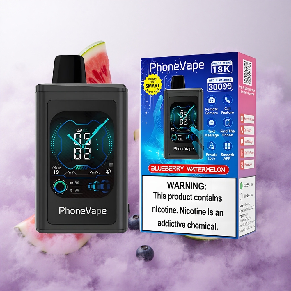 Arándano Sandía JNR PhoneVape 30000 Puffs Batería Recargable Chile wholesale