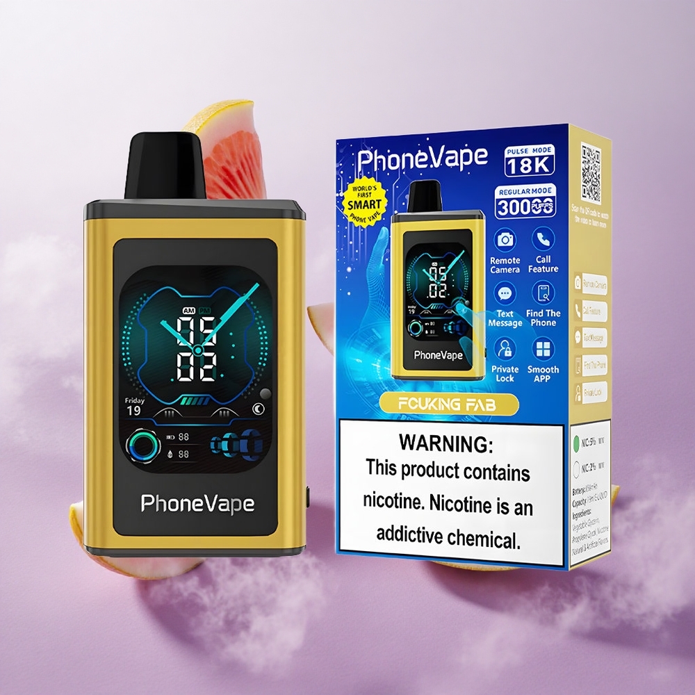 Fabuloso JNR PhoneVape 30000 Puffs Batería Recargable Chile wholesale