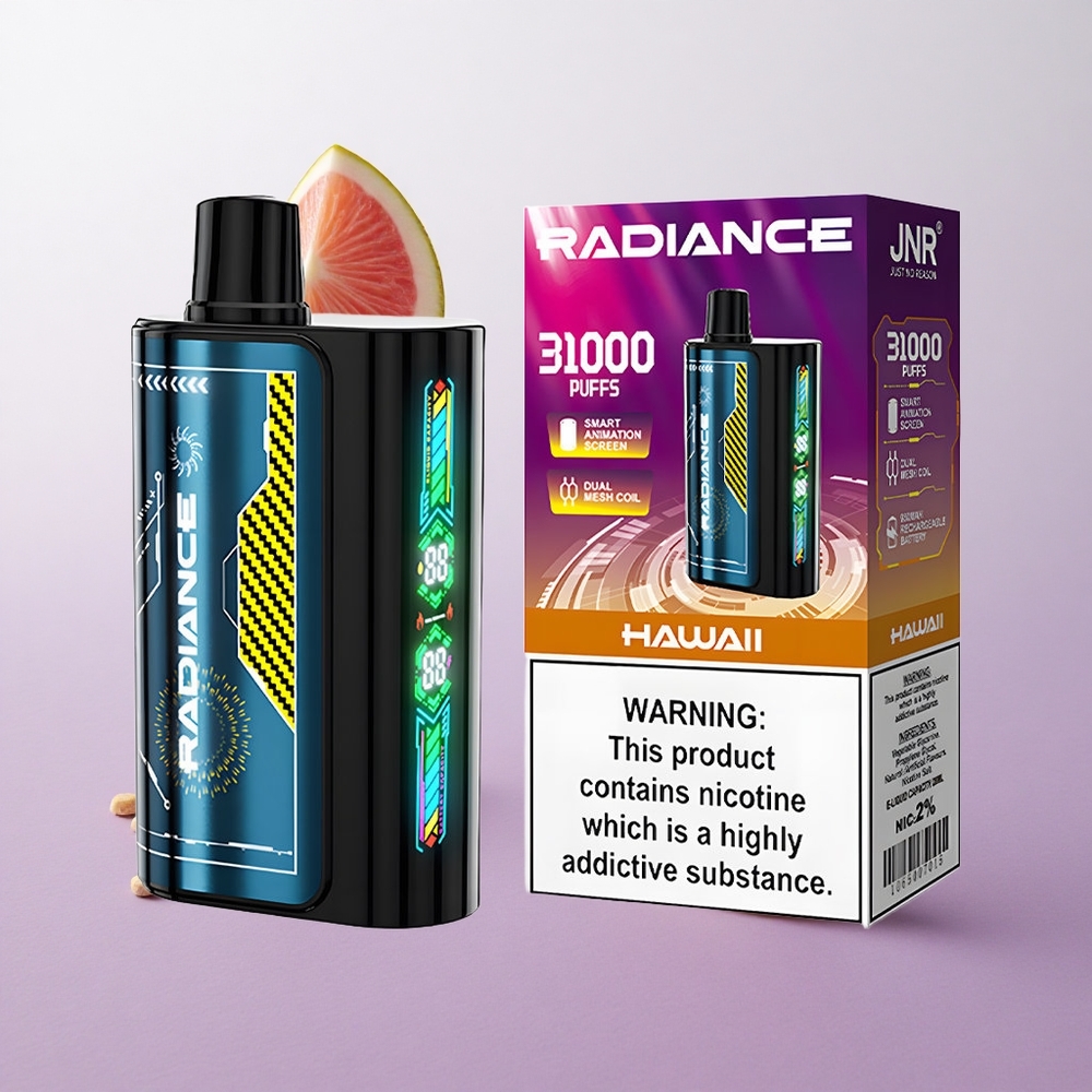 Hawaiiano JNR Radiance 31000 Puffs Pantalla Inteligente Chile wholesale