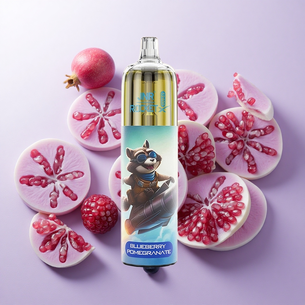 Arándano Granada JNR Rocket-X 12400 Puffs Tipo-C Carga Rápida Chile wholesale