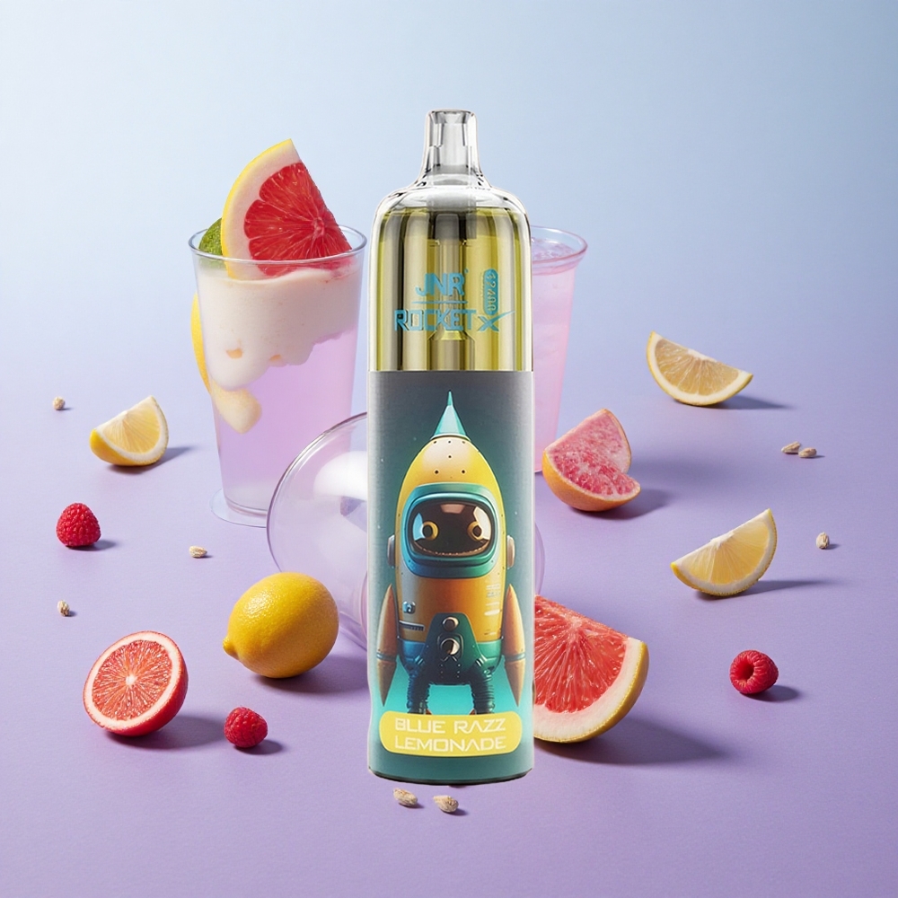 Frambuesa Azul Limonada JNR Rocket-X 12400 Puffs Tipo-C Carga Rápida Chile wholesale