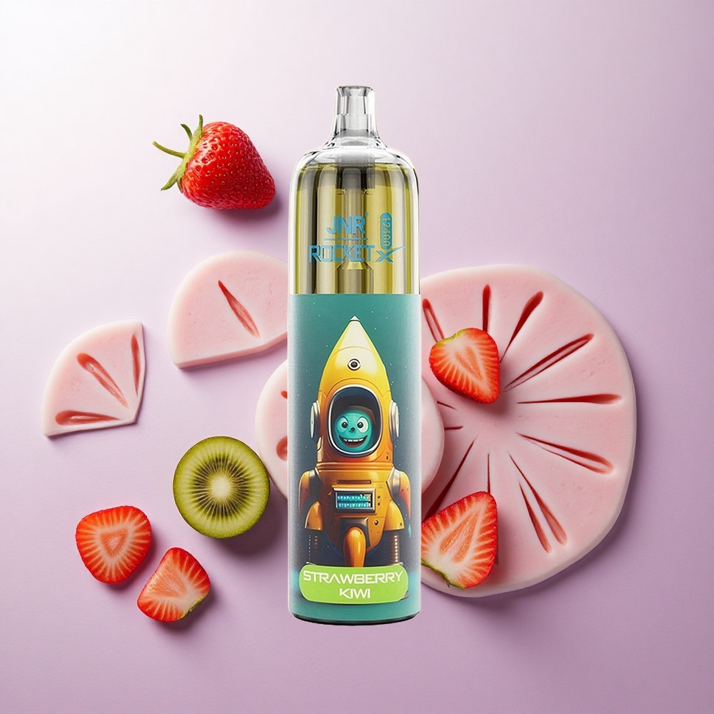 Fresa Kiwi JNR Rocket-X 12400 Puffs Tipo-C Carga Rápida Chile wholesale