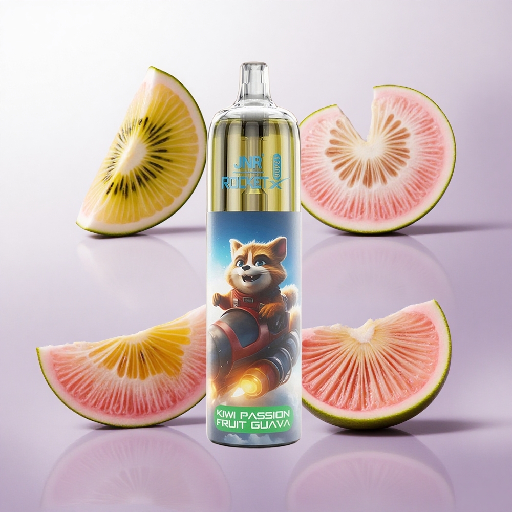 Kiwi Maracuyá Guayaba JNR Rocket-X 12400 Puffs Batería 850mAh Chile wholesale