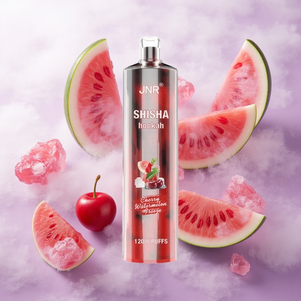 Cereza Sandía Helada JNR Shisha Hookah 12000 Puffs 24ml Chile wholesale