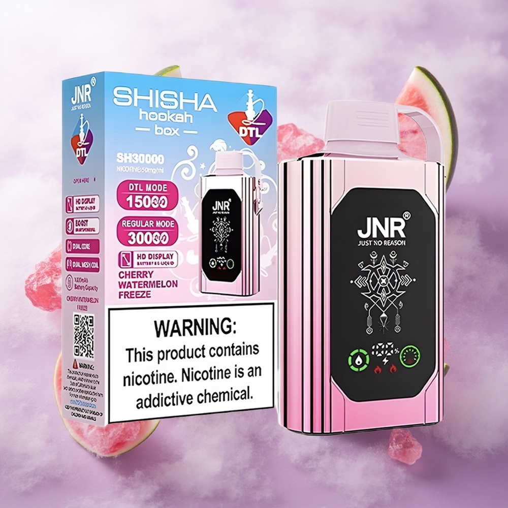 Cereza Sandía Helada JNR Shisha Hookah Box 20500 Puffs Pantalla HD Chile wholesale