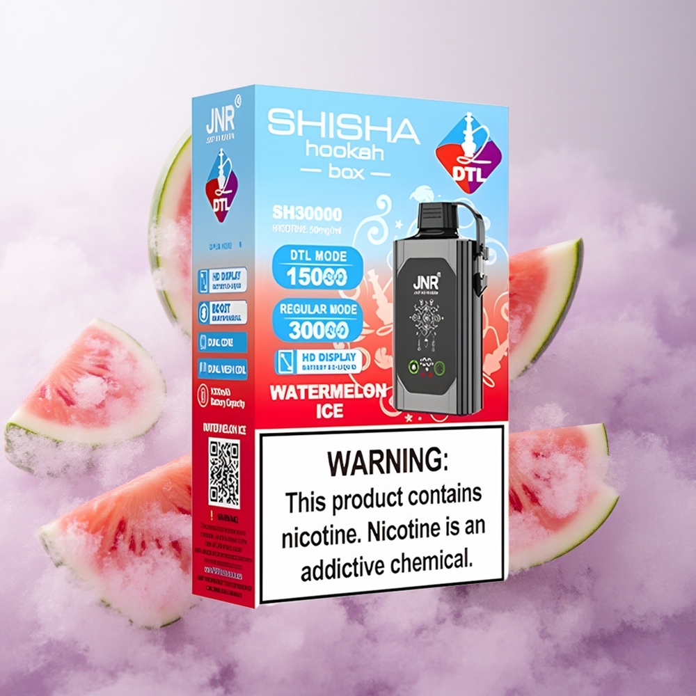 Sandía Helada JNR Shisha Hookah Box 20500 Puffs Pantalla HD Chile wholesale