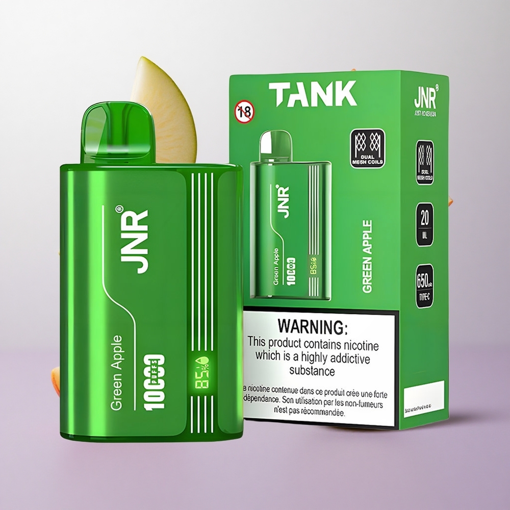 Manzana Verde Melocotón Pera JNR Tank 10000 Puffs Pantalla Digital Chile wholesale