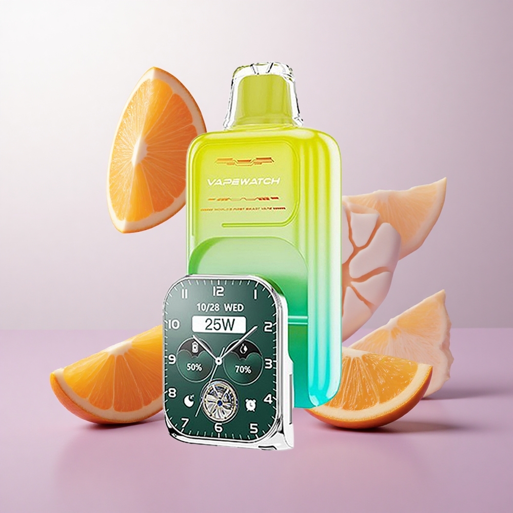 Naranja Mango JNR Vape Watch 30000 Puffs Desechable Tipo-C Carga rápida Chile wholesale